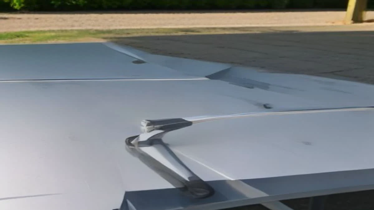 two solar cable diameters compared with callipers on a steel table